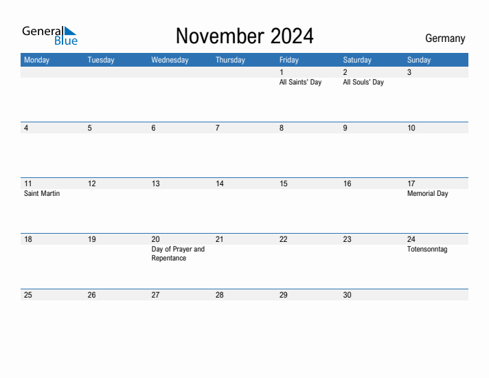 Fillable November 2024 Calendar