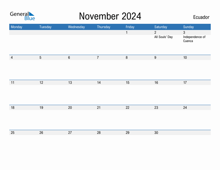 Fillable November 2024 Calendar