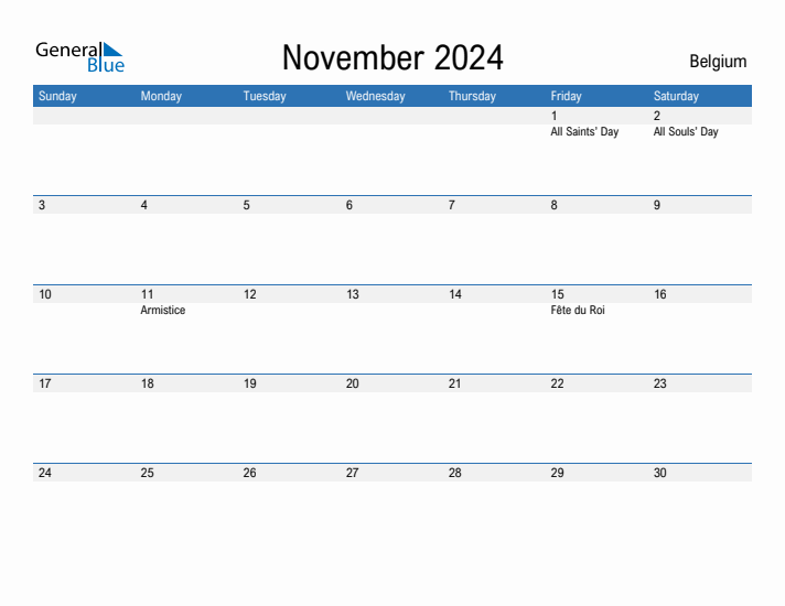 Fillable November 2024 Calendar