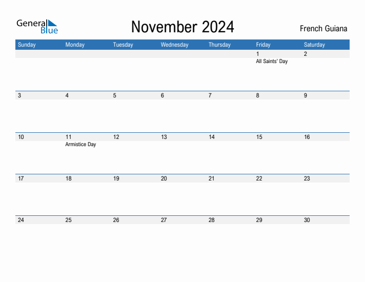 Fillable November 2024 Calendar