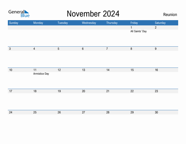 Fillable November 2024 Calendar