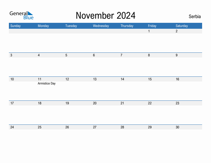 Fillable November 2024 Calendar