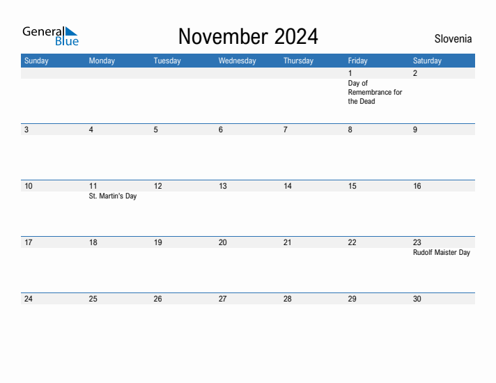 Fillable November 2024 Calendar