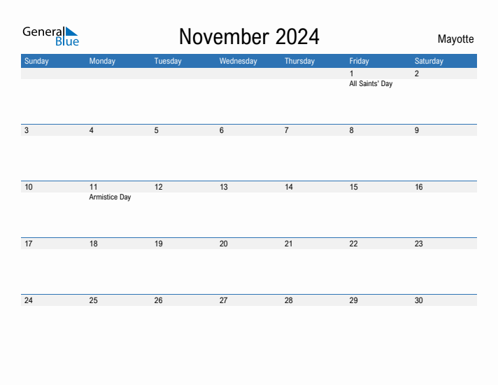 Fillable November 2024 Calendar