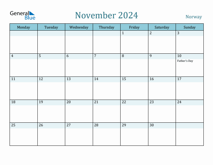 November 2024 Calendar with Holidays