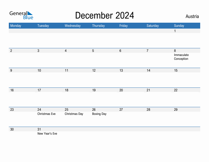 Fillable December 2024 Calendar