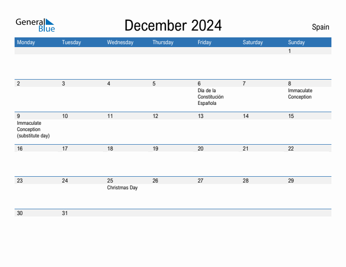 Fillable December 2024 Calendar