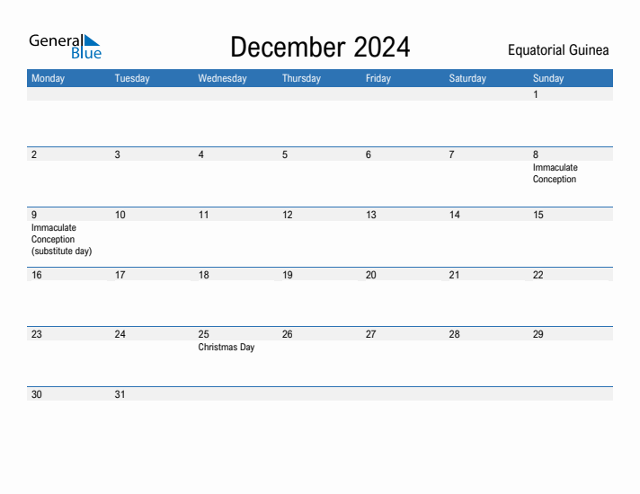 Fillable December 2024 Calendar