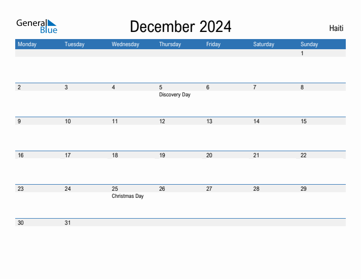 Fillable December 2024 Calendar