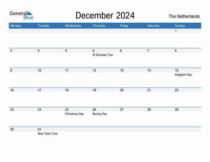 Fillable December 2024 Calendar