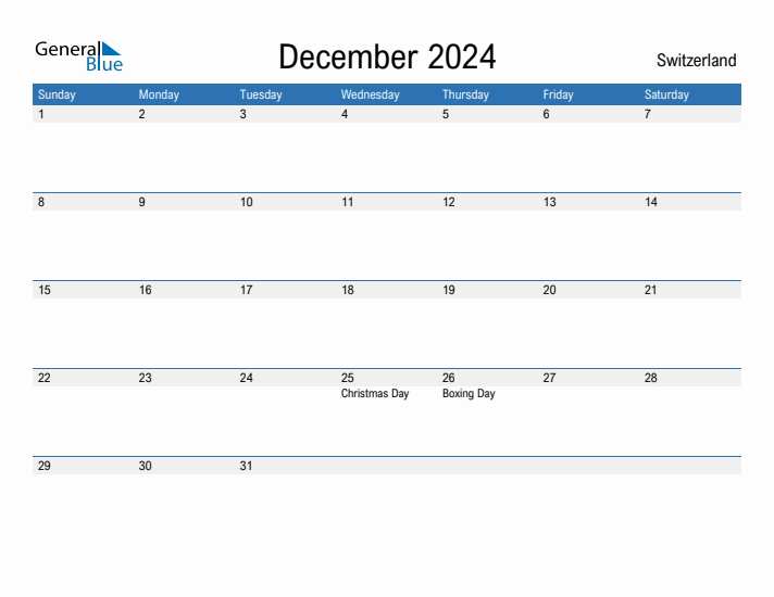 Fillable December 2024 Calendar