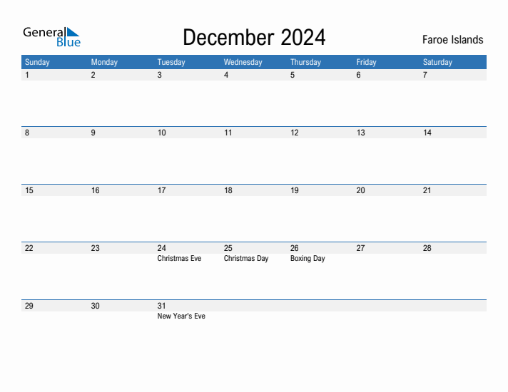 Fillable December 2024 Calendar