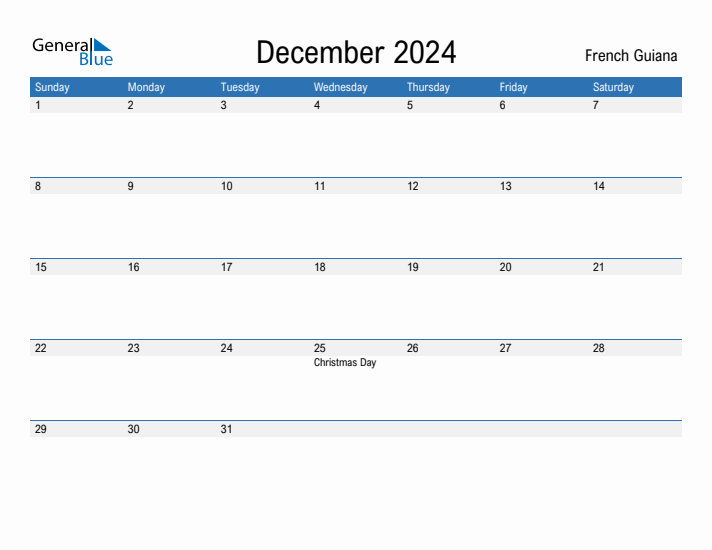 Fillable December 2024 Calendar