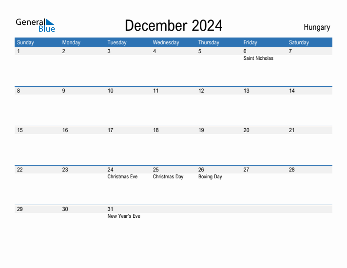 Fillable December 2024 Calendar