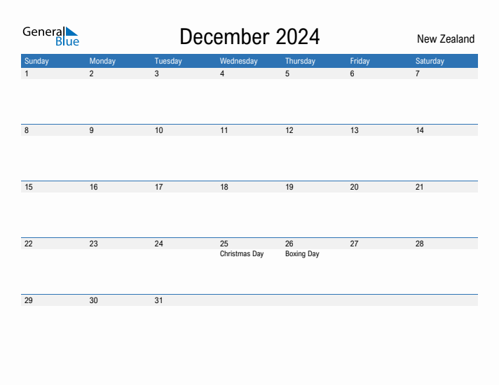 Fillable December 2024 Calendar