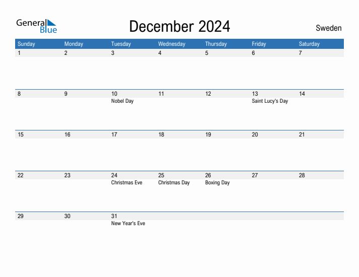 Fillable December 2024 Calendar