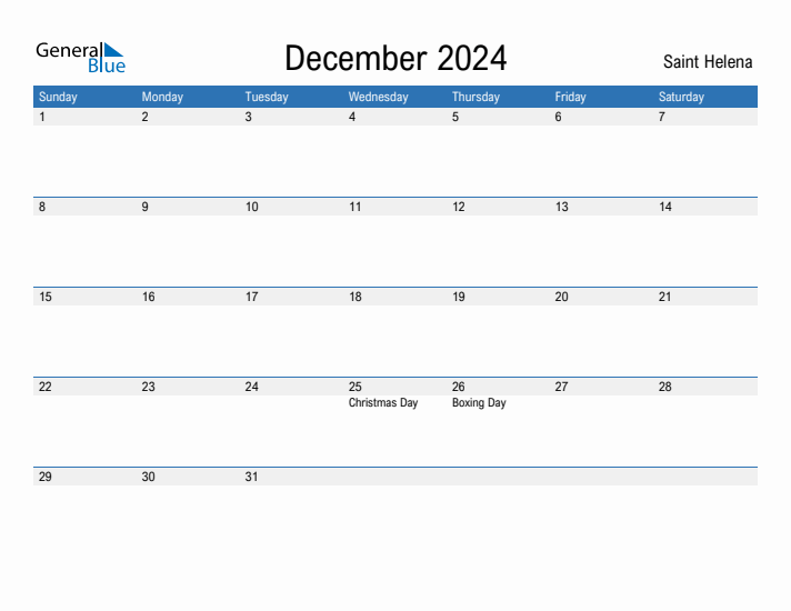 Fillable December 2024 Calendar