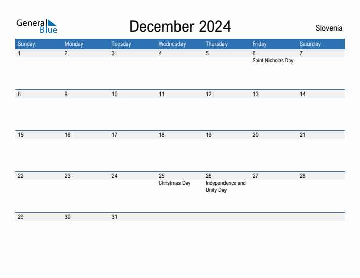 Fillable December 2024 Calendar