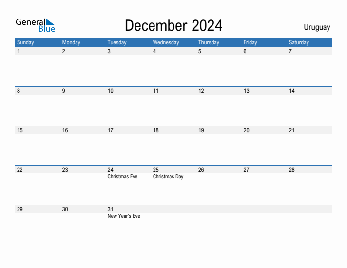 Fillable December 2024 Calendar