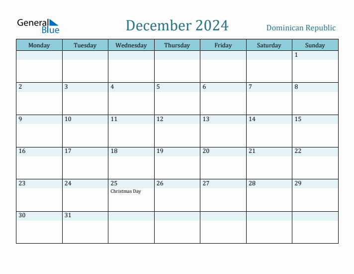 December 2024 Calendar with Holidays