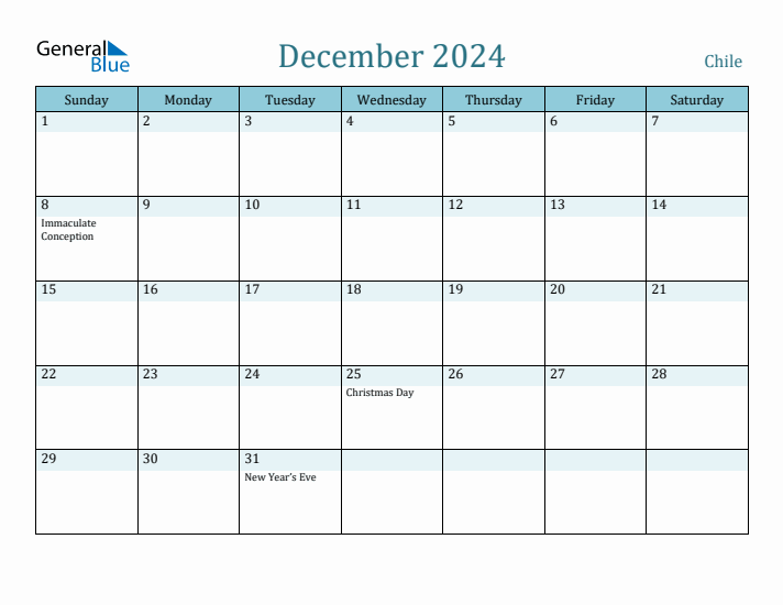 December 2024 Calendar with Holidays