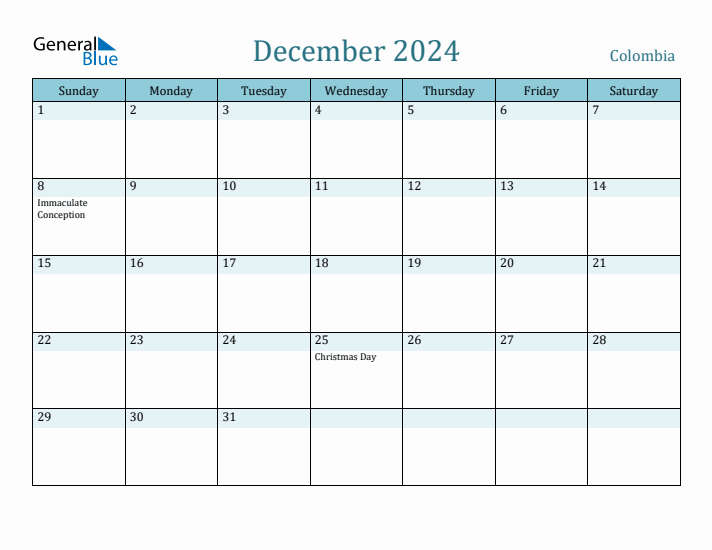 December 2024 Calendar with Holidays