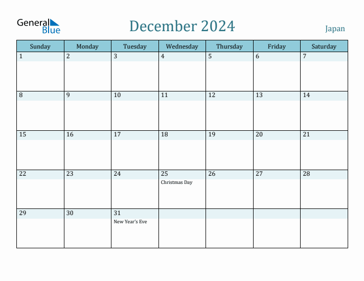 December 2024 Calendar with Holidays