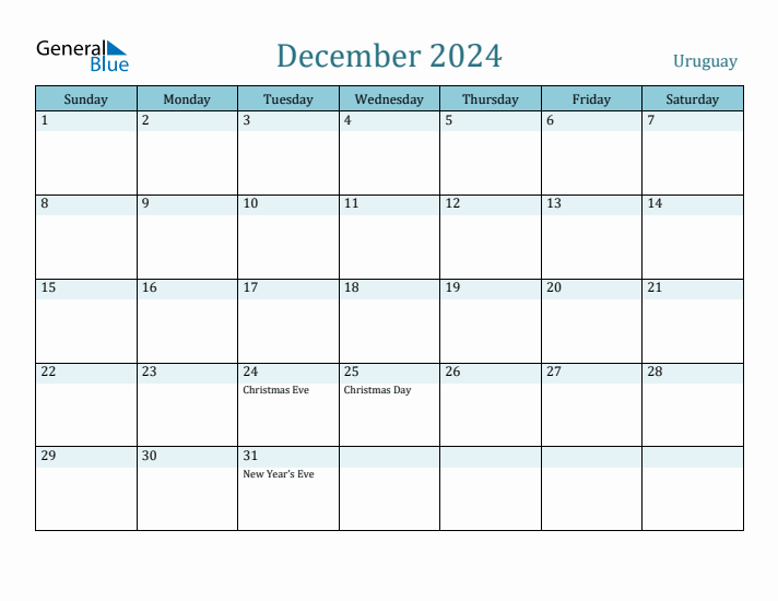 December 2024 Calendar with Holidays