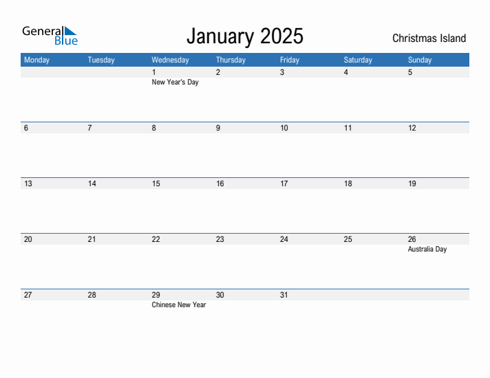 Fillable January 2025 Calendar