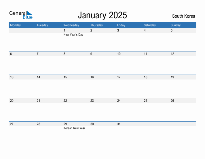 Fillable January 2025 Calendar