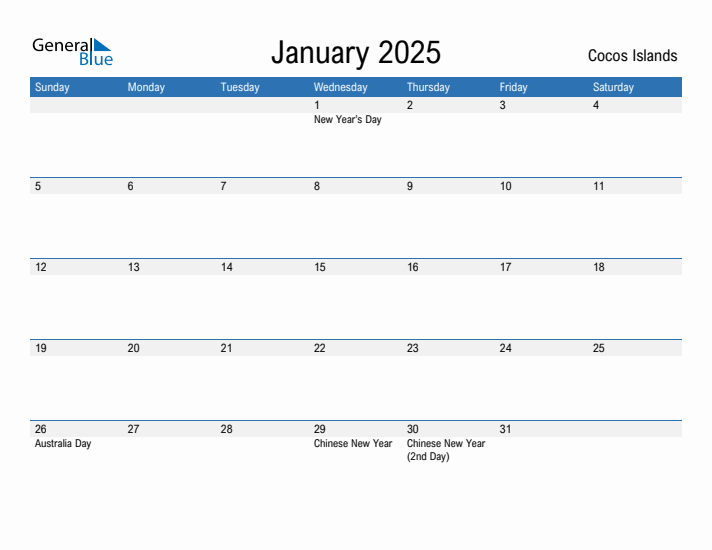 Fillable January 2025 Calendar