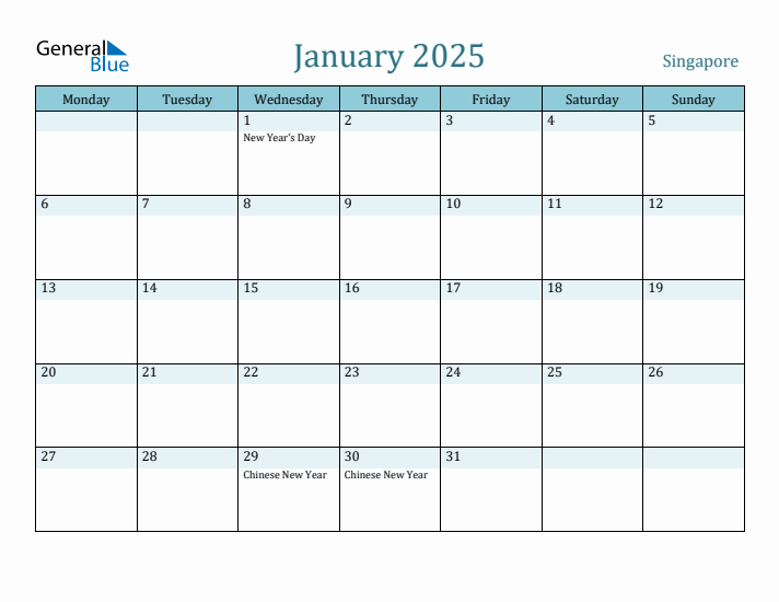 January 2025 Calendar with Holidays