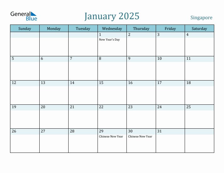 January 2025 Calendar with Holidays