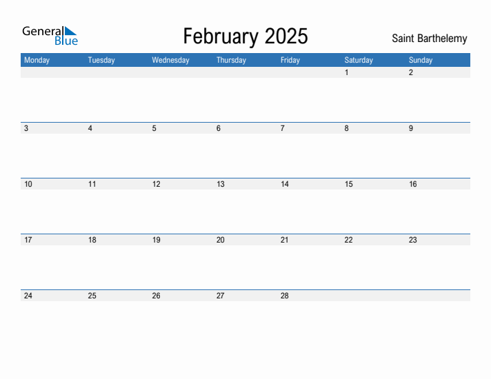 Fillable February 2025 Calendar