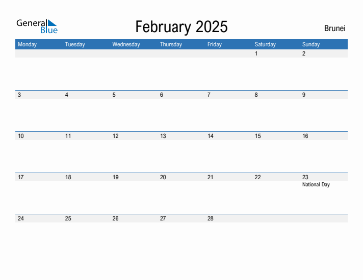 Fillable February 2025 Calendar