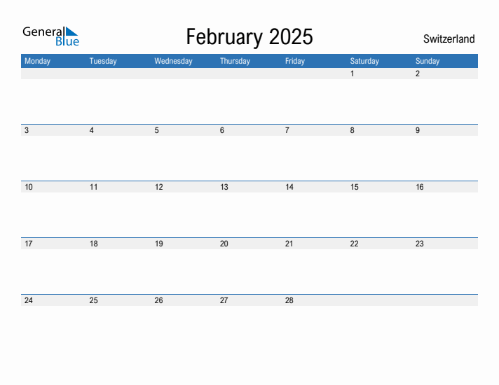 Fillable February 2025 Calendar