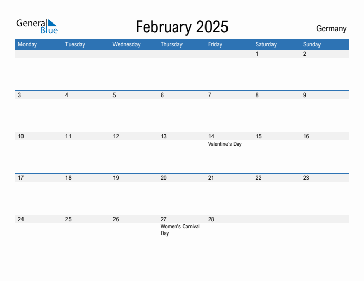 Fillable February 2025 Calendar