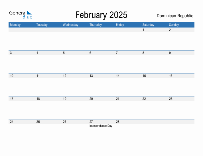 Fillable February 2025 Calendar