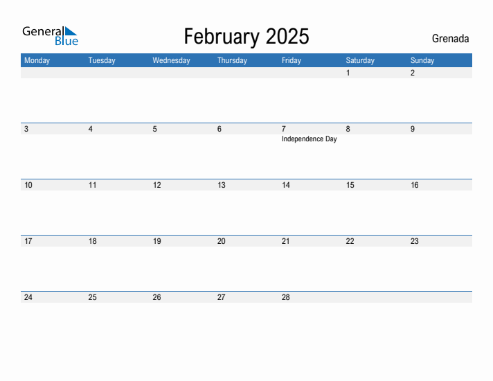 Fillable February 2025 Calendar