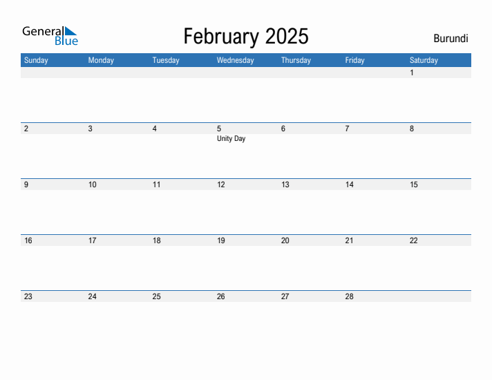 Fillable February 2025 Calendar