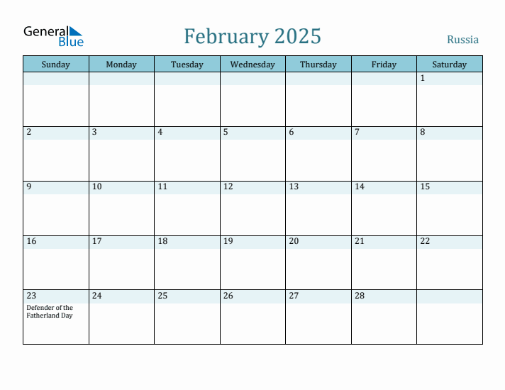 February 2025 Calendar with Holidays