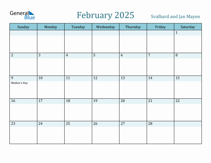 February 2025 Calendar with Holidays