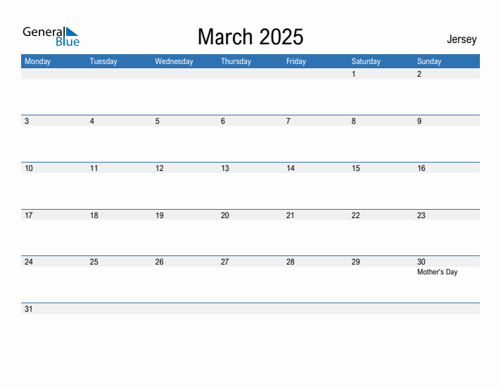 Fillable March 2025 Calendar