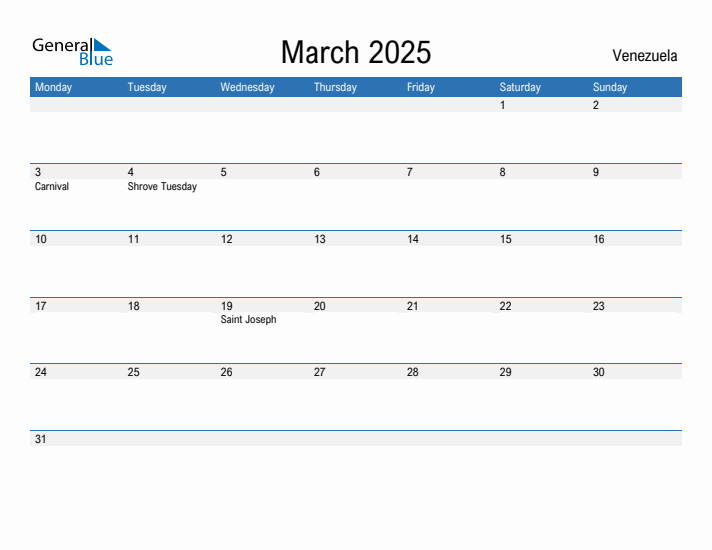 Fillable March 2025 Calendar