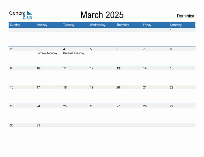 Fillable March 2025 Calendar