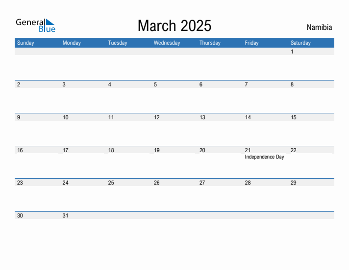 Fillable March 2025 Calendar