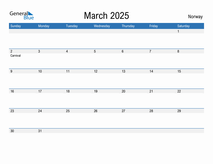 Fillable March 2025 Calendar