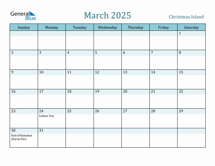 March 2025 Calendar with Holidays