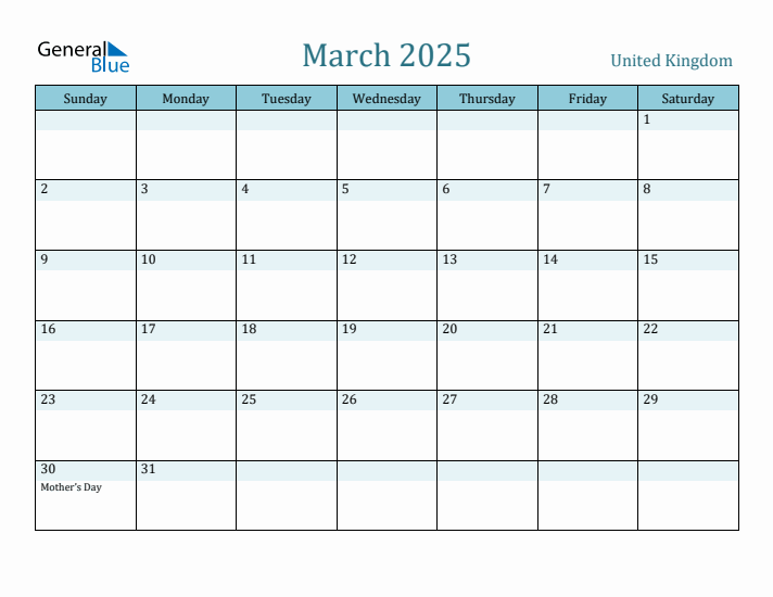 March 2025 Calendar with Holidays