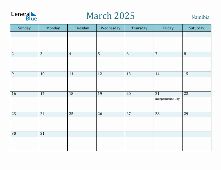 March 2025 Calendar with Holidays